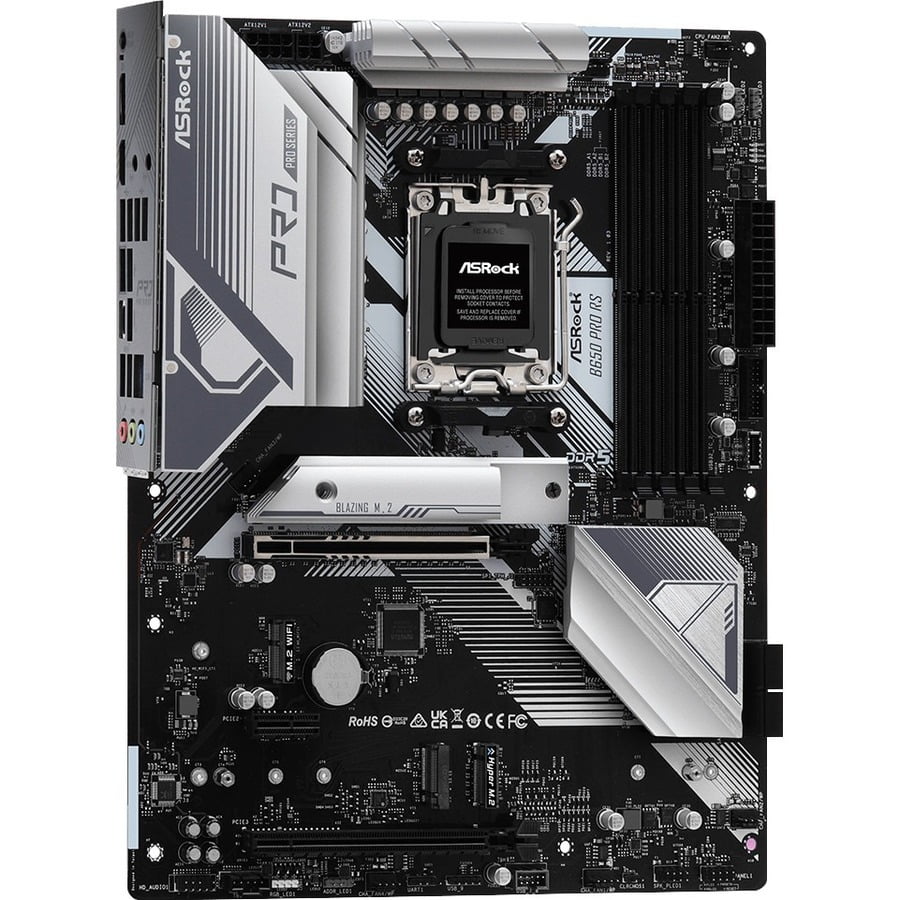 GUNMANSA ASRock B650 PRO RS Gaming Desktop Motherboard - AMD B650 Chipset - Socket AM5 - ATX