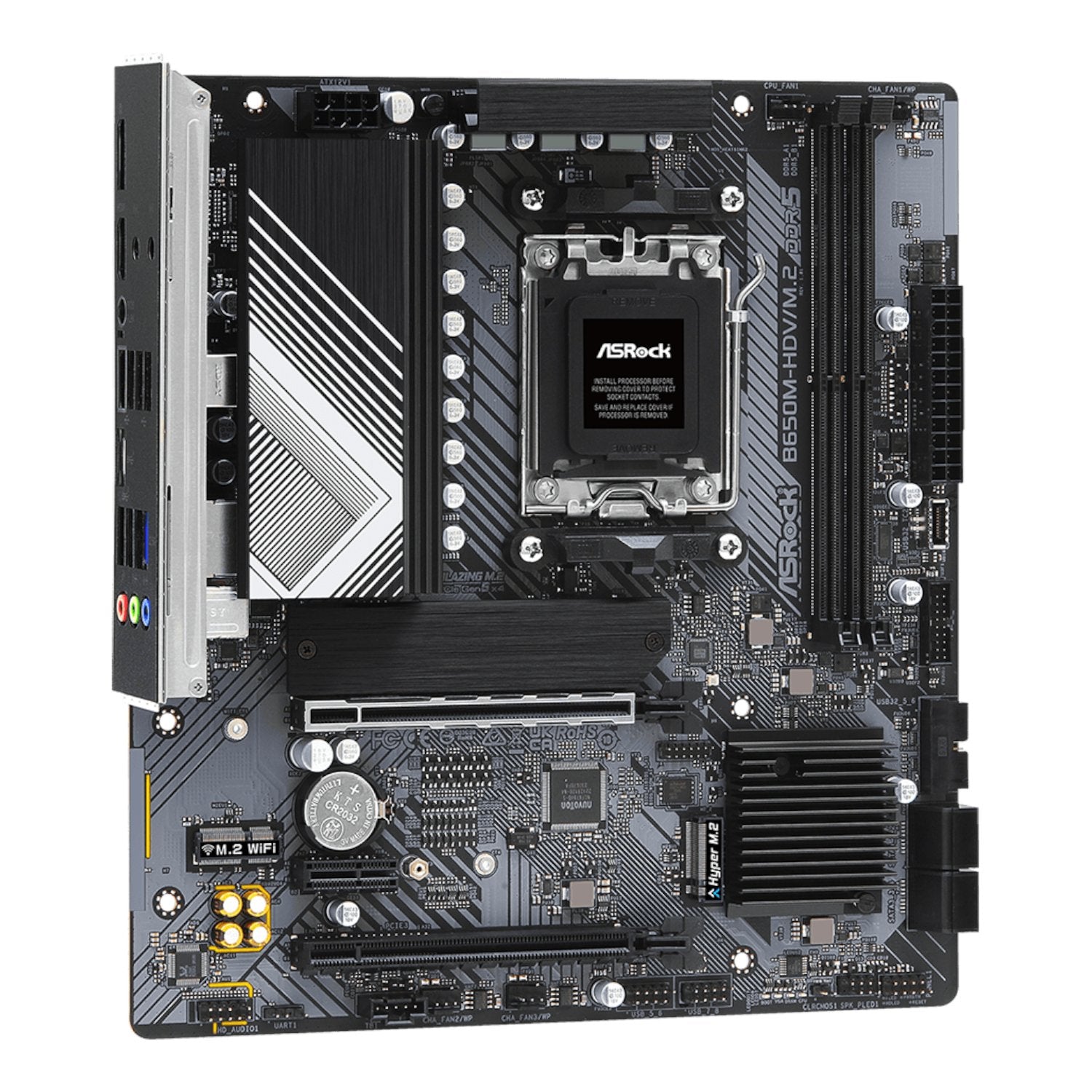 GUNMANSA ASRock B650M-HDV/M.2 AM5 Micro-ATX Motherboard