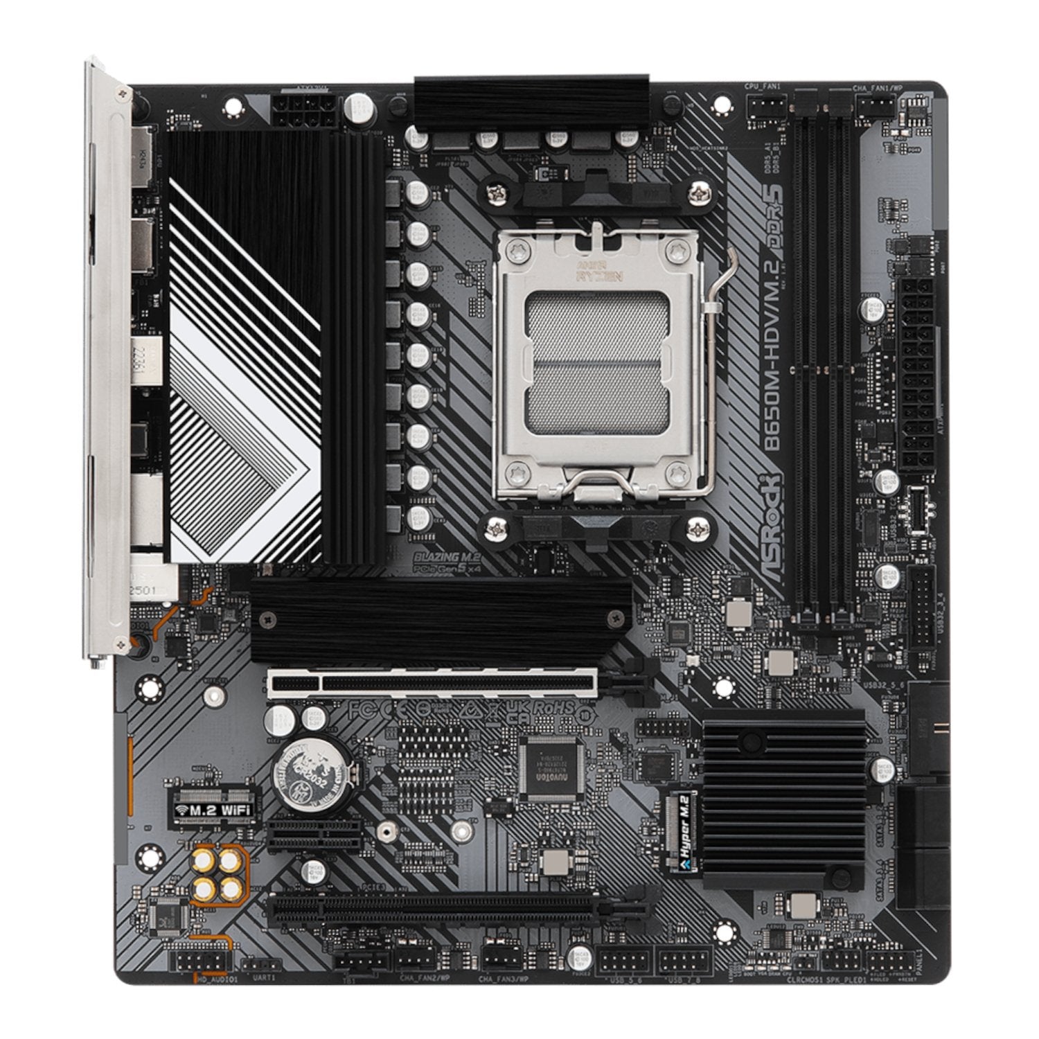 GUNMANSA ASRock B650M-HDV/M.2 AM5 Micro-ATX Motherboard