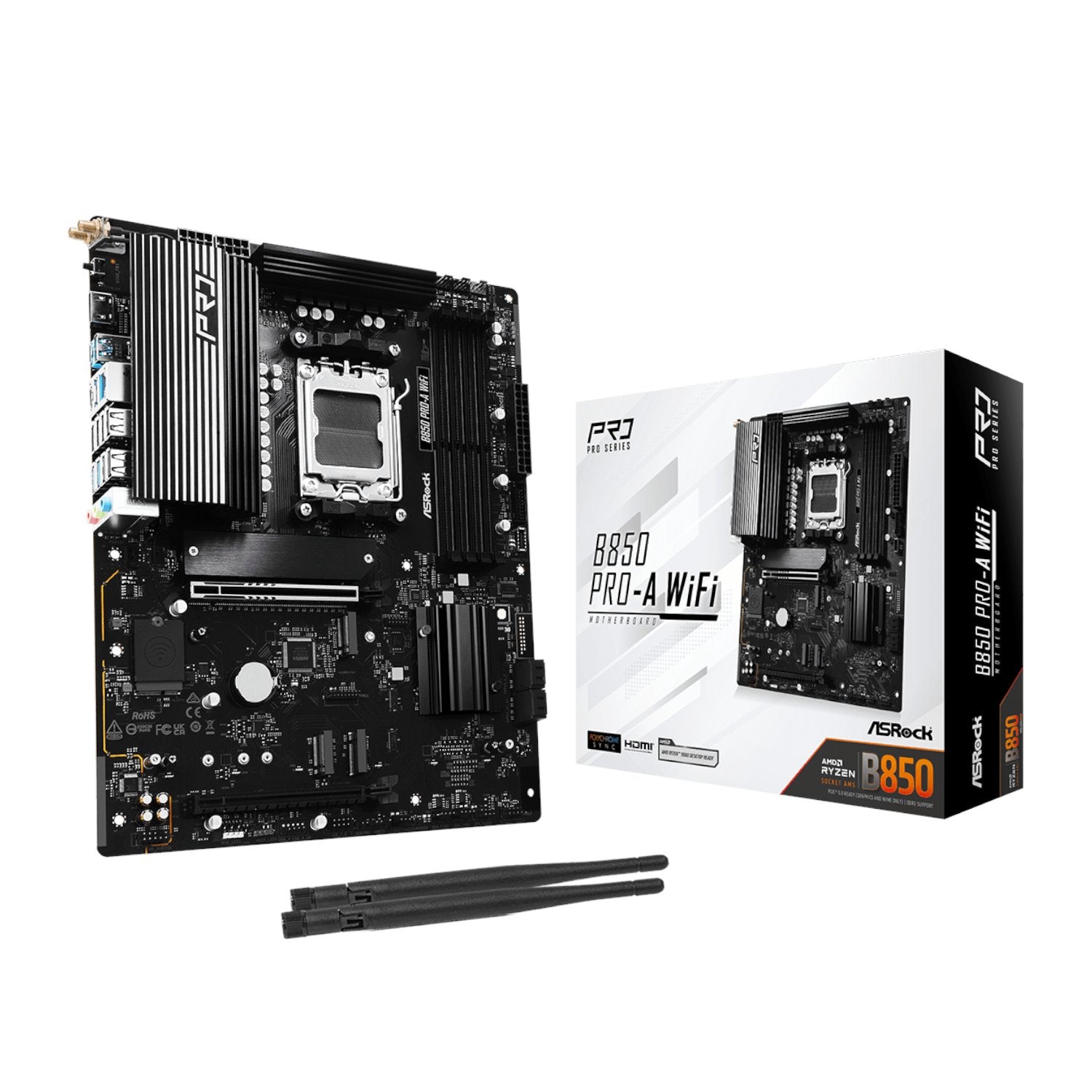 GUNMANSA ASRock B850 Pro-A Wi-Fi AM5 ATX Motherboard