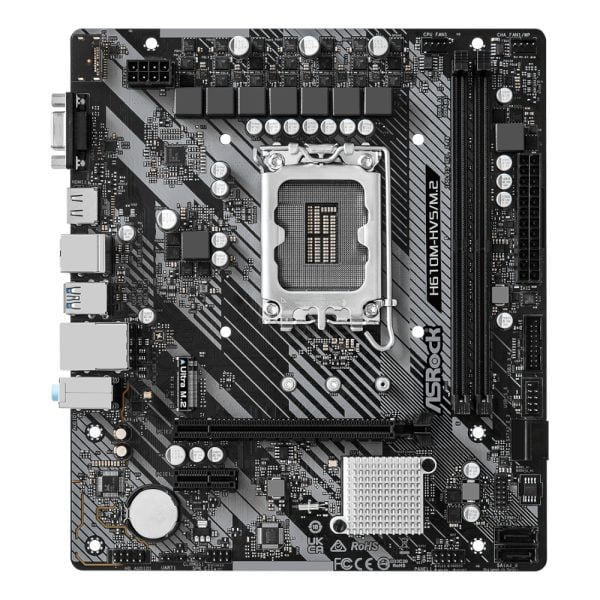 GUNMANSA ASRock H610M-HVS/M.2 R2.0 Intel LGA 1700 m-ATX Motherboard