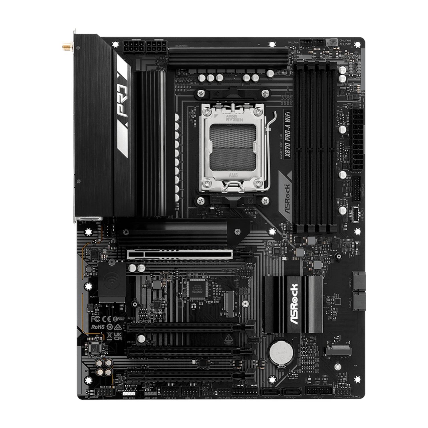 GUNMANSA ASRock X870 A-Pro WiFi AMD AM5 ATX Gaming Motherboard