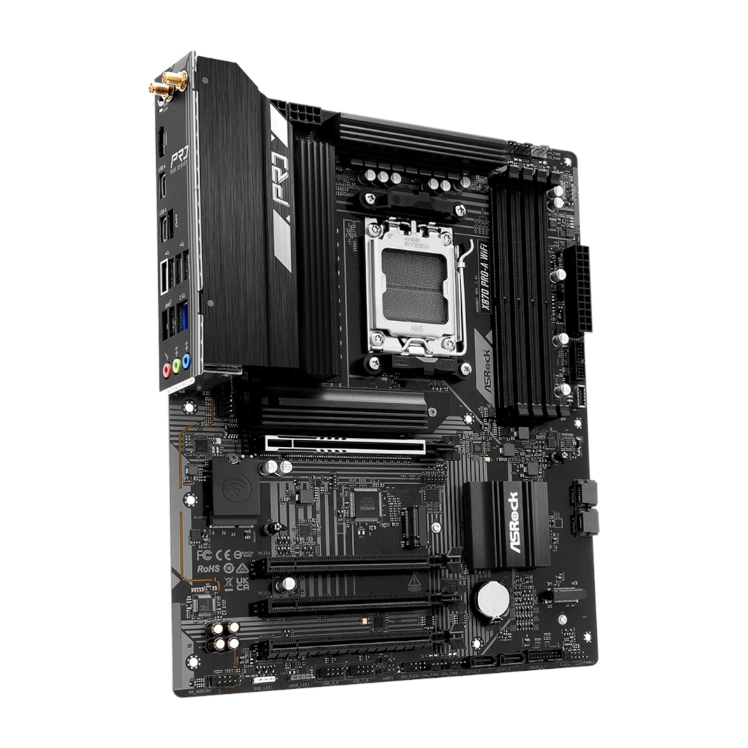GUNMANSA ASRock X870 A-Pro WiFi AMD AM5 ATX Gaming Motherboard
