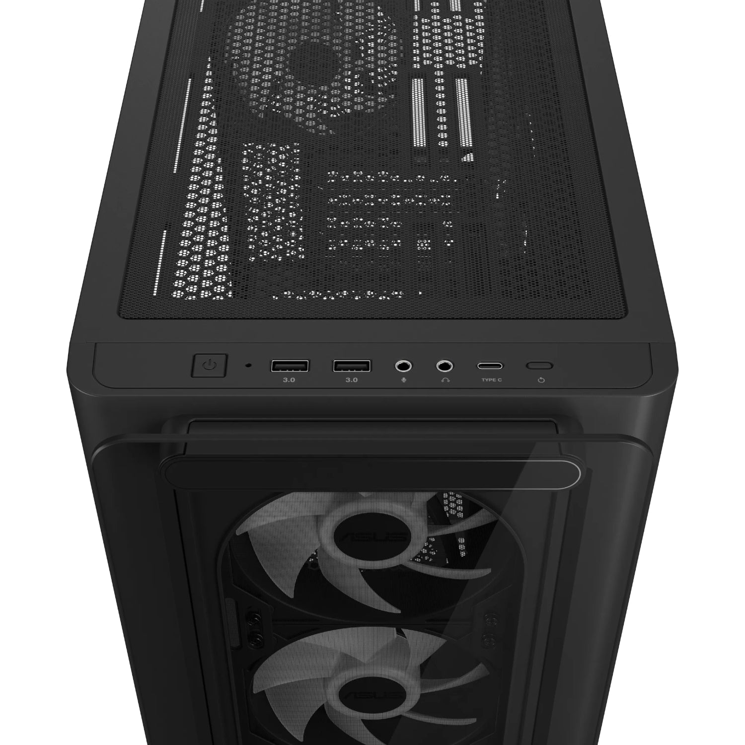 GUNMANSA Asus A23 PLUS ARGB Micro-ATX Gaming Chassis - Black