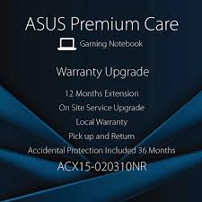GUNMANSA ASUS ACX15-020310NR - UPGRADE FROM 2 TO 3 YEAR ON SITE WITH ACCIDENTAL DAMAGE PROTECTION (VIRTUAL|ASUS NR