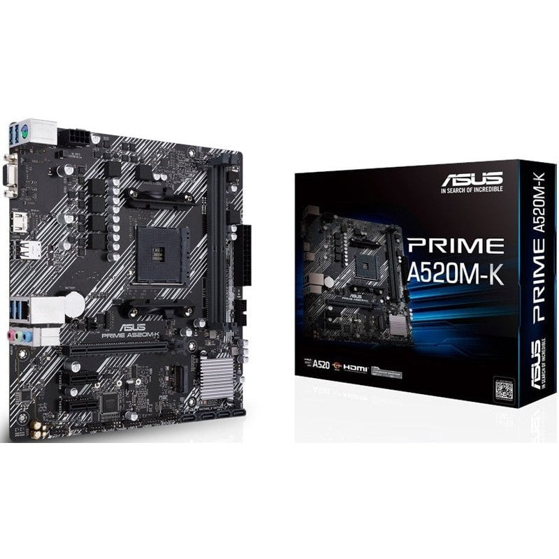 GUNMANSA ASUS AMD Ryzen A520 Chipset AM4 Socket Micro ATX M/B.