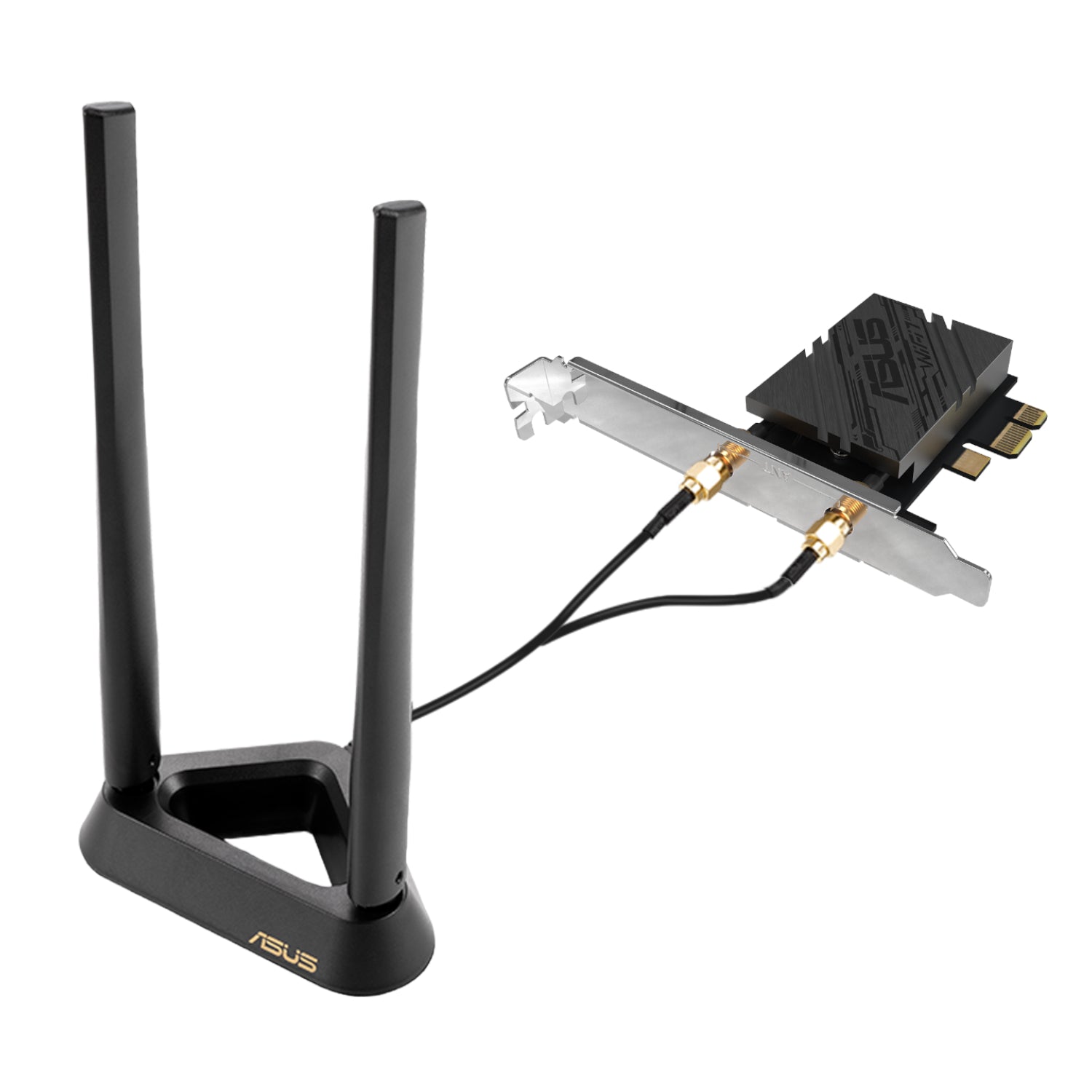 GUNMANSA ASUS BE9400 Tri-Band Wi-Fi 7 6GHz PCIe Adapter-Black