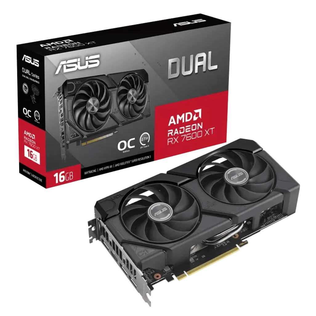 GUNMANSA ASUS Dual -RX7600XT-O16G, Radeon RX 7600 XT