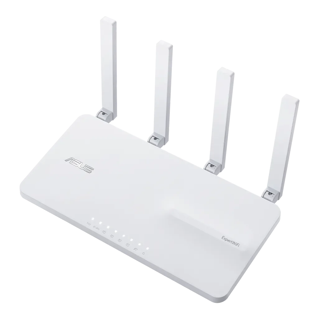 GUNMANSA ASUS EBR63 – Expert WiFi, Wi-Fi 6 (802.11ax), Dual-band (2.4 GHz / 5 GHz), Ethernet LAN, White, Tabletop router
