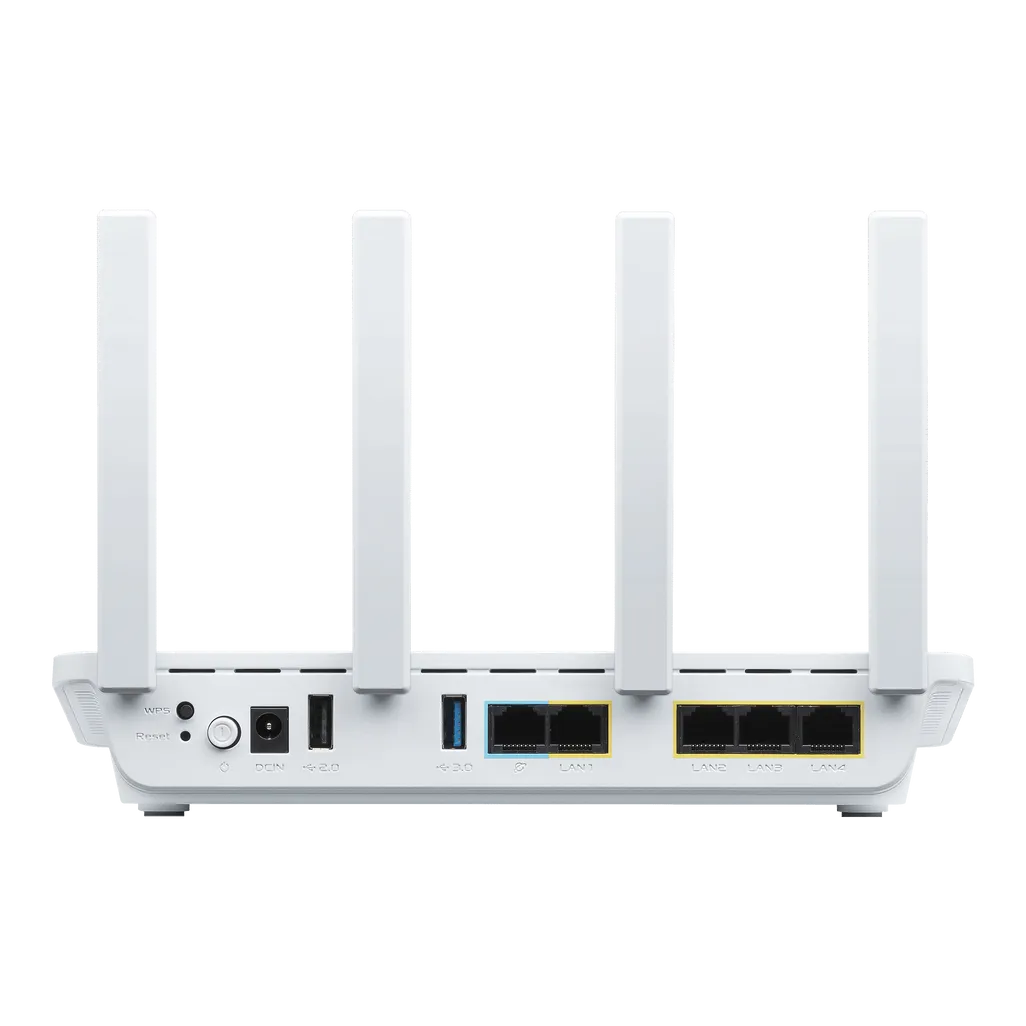 GUNMANSA ASUS EBR63 – Expert WiFi, Wi-Fi 6 (802.11ax), Dual-band (2.4 GHz / 5 GHz), Ethernet LAN, White, Tabletop router