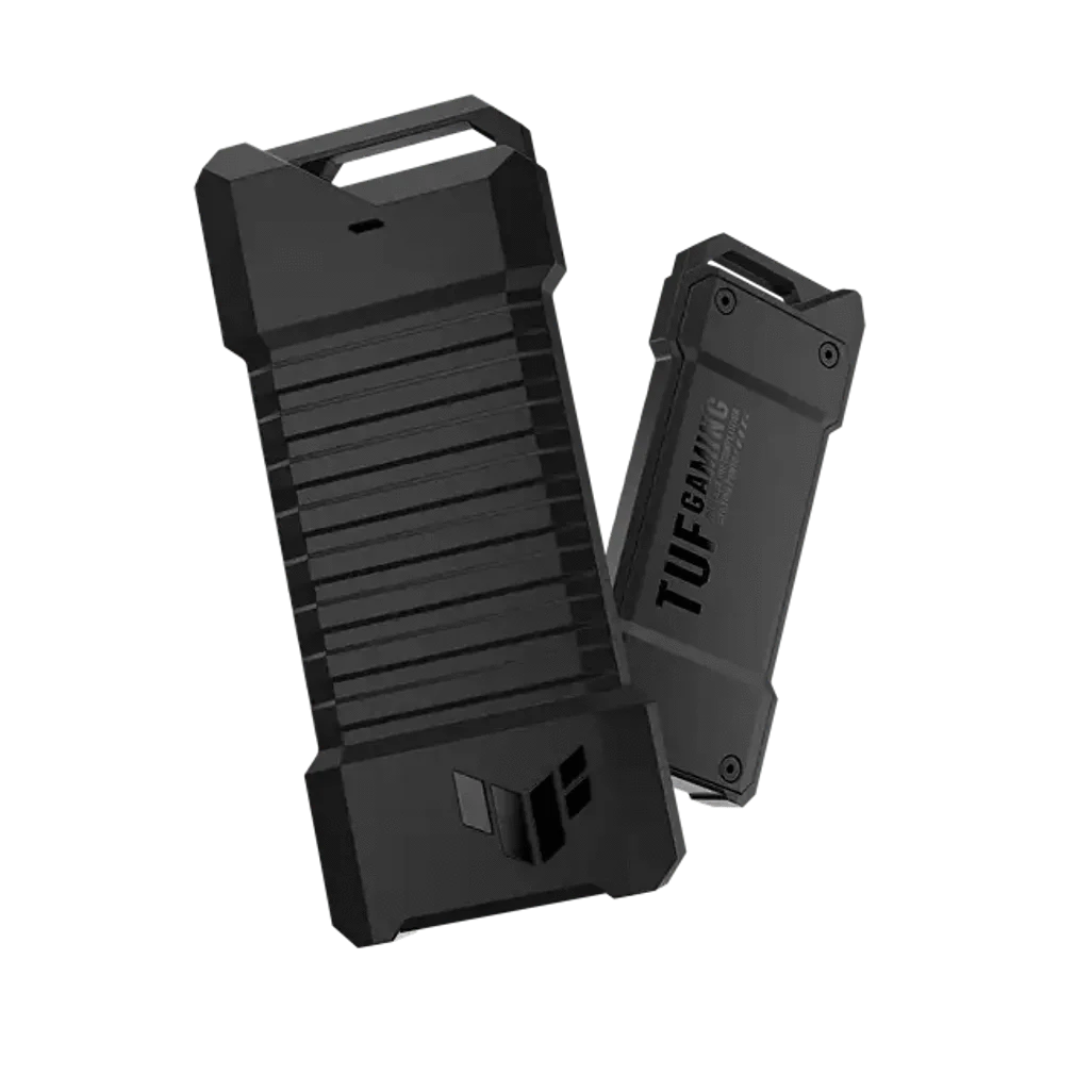 GUNMANSA ASUS ESD-T1A/BLK/G/AS//, SSD enclosure, M.2, M.2, PCI Express, Serial ATA, 10 Gbit/s, USB connectivity, Black