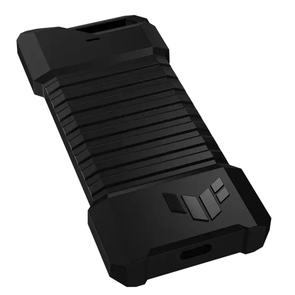 GUNMANSA ASUS ESD-T1A/BLK/G/AS//, SSD enclosure, M.2, M.2, PCI Express, Serial ATA, 10 Gbit/s, USB connectivity, Black