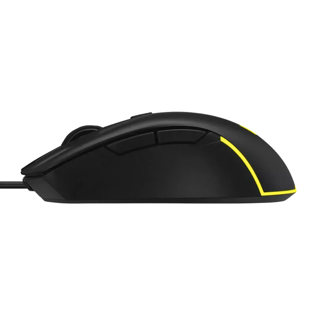 GUNMANSA ASUS Gaming mouse/Wired/USB 2.0/Aura Sync/Win10/IP56/11/123x68x40mm/59g w/o cable/BLK/6 buttons/Switch: 60million