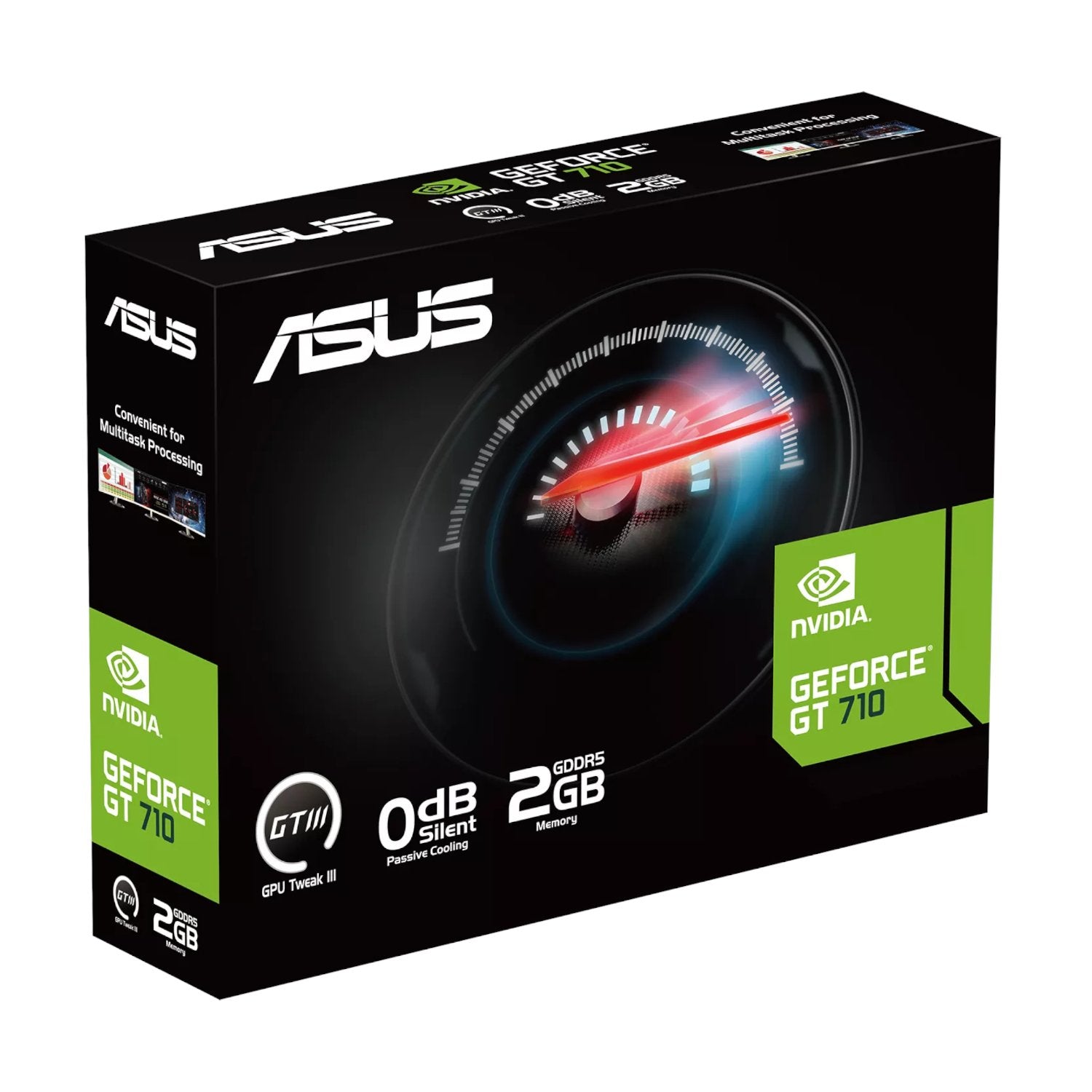 GUNMANSA Asus GeForce GT 710 2GB GDDR5 EVO Graphics Card