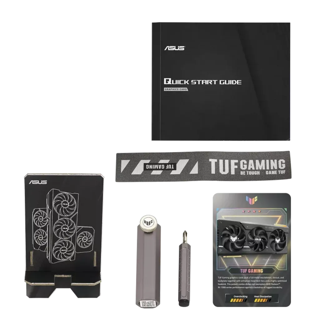 GUNMANSA ASUS Graphics Card/AMD/PCIe4/12GB GDDR6/OC mode:up to 2599MHz(Boost Clock)/Default mode:up to 2599MHz/1xHDMI/3xDP/750W