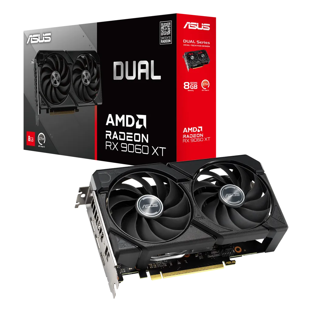 GUNMANSA ASUS Graphics Card/AMD/PCIe5/8GB GDDR6/OC mode:up to 3150 MHz (Boost Clock)/Default mode:up to 3130 MHz(Boost)1xHDMI/2xDP/550W