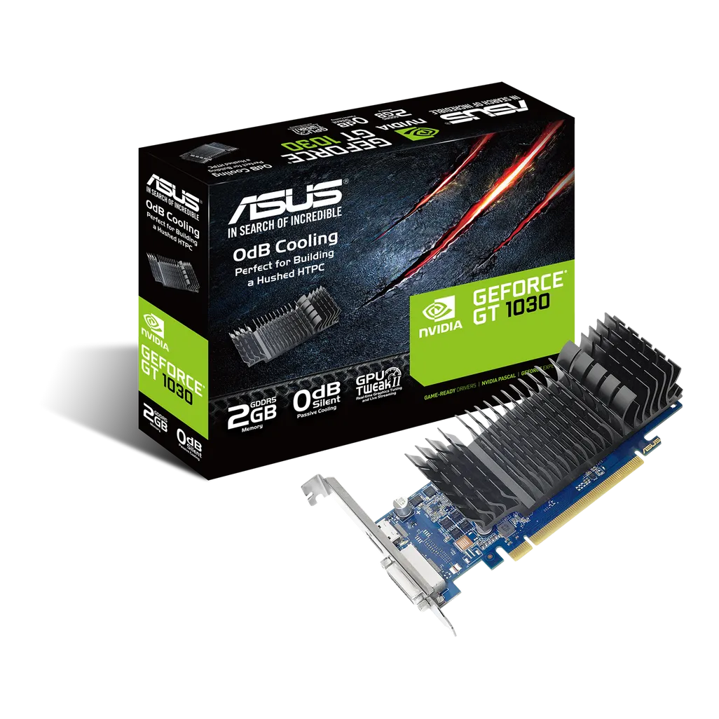 GUNMANSA ASUS Graphics Card/NVIDIA/2GB GDDR5/OC Mode Boost Clock:1506 MHz;Base Clock:1266 MHz/1xHDMI/1xDVI/300W.