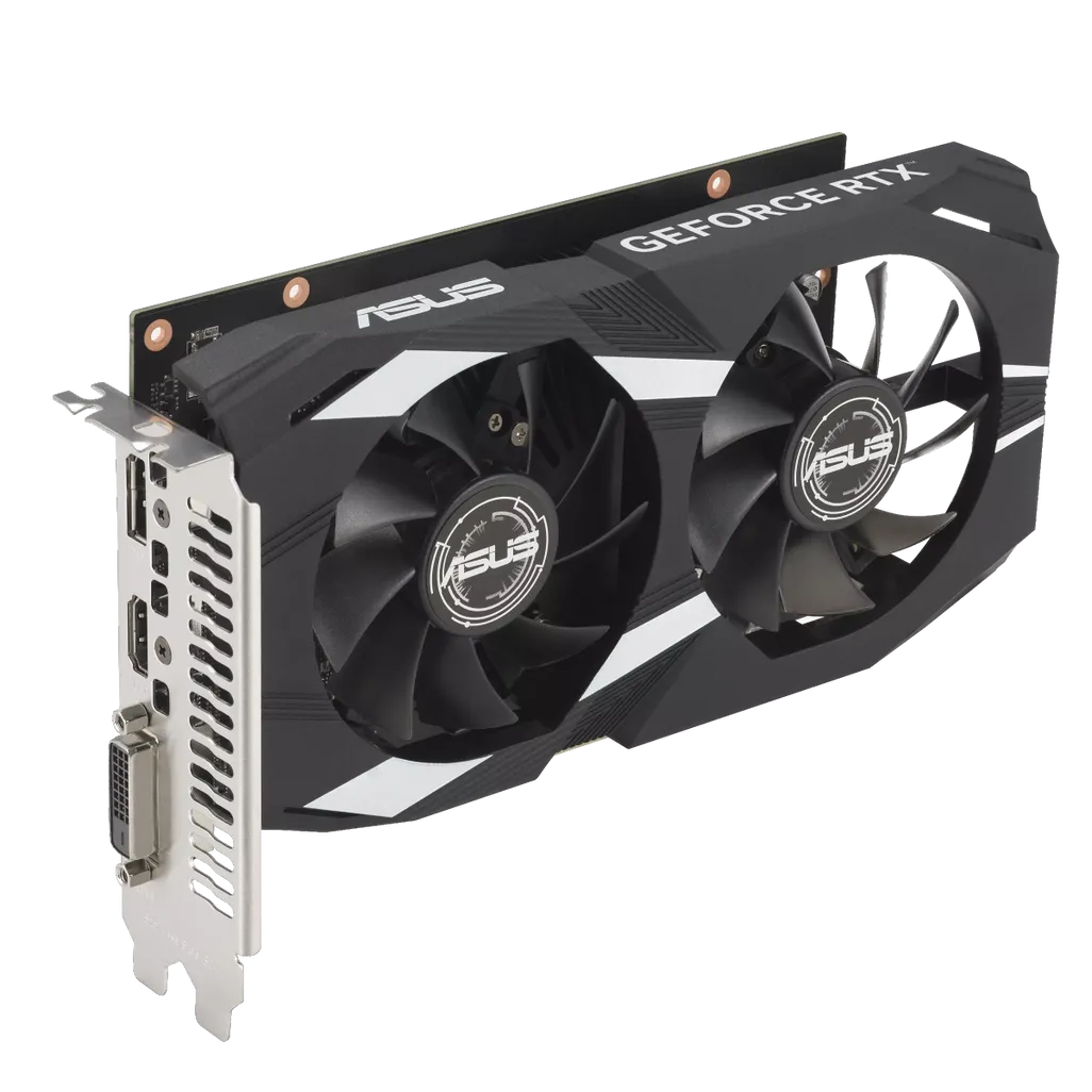 GUNMANSA ASUS Graphics Card/NVIDIA/6GB GDDR6/OC mode:1537MHz(Boost Clock)/Default mode:1507MHz(Boost Clock)/1xHDMI/1xDVI/1xDP/450W.