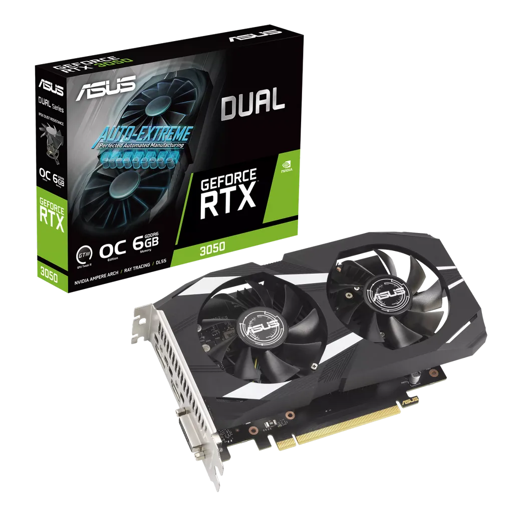 GUNMANSA ASUS Graphics Card/NVIDIA/6GB GDDR6/OC mode:1537MHz(Boost Clock)/Default mode:1507MHz(Boost Clock)/1xHDMI/1xDVI/1xDP/450W.