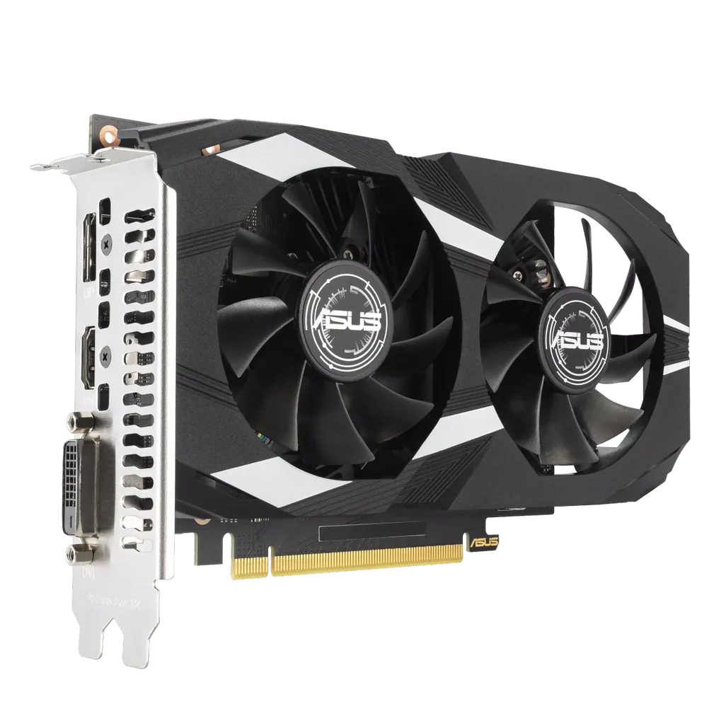GUNMANSA ASUS Graphics Card/NVIDIA/6GB GDDR6/OC mode:1537MHz(Boost Clock)/Default mode:1507MHz(Boost Clock)/1xHDMI/1xDVI/1xDP/450W.