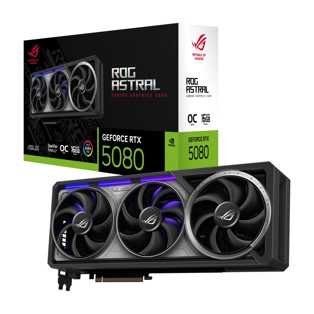 GUNMANSA ASUS Graphics Card/NVIDIA/PCIe5.0/16GB GDDR7/OC mode:2730 MHz/Default mode:2760MHz(Boost)/Res:7680x4320/2xHDMI/3xDP/850W.