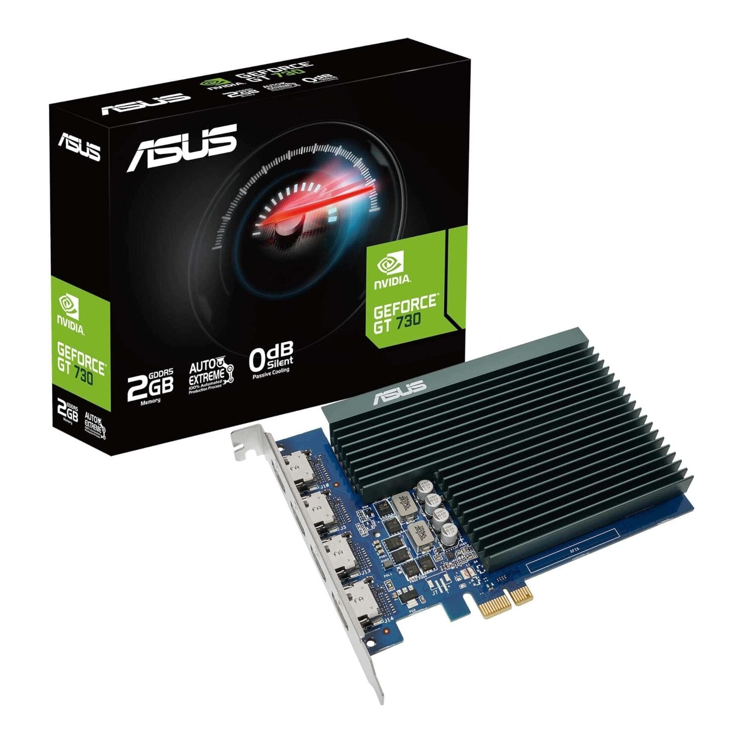 GUNMANSA Asus GT730 2GB GDDR5 Graphics Card with 4 HDMI Ports
