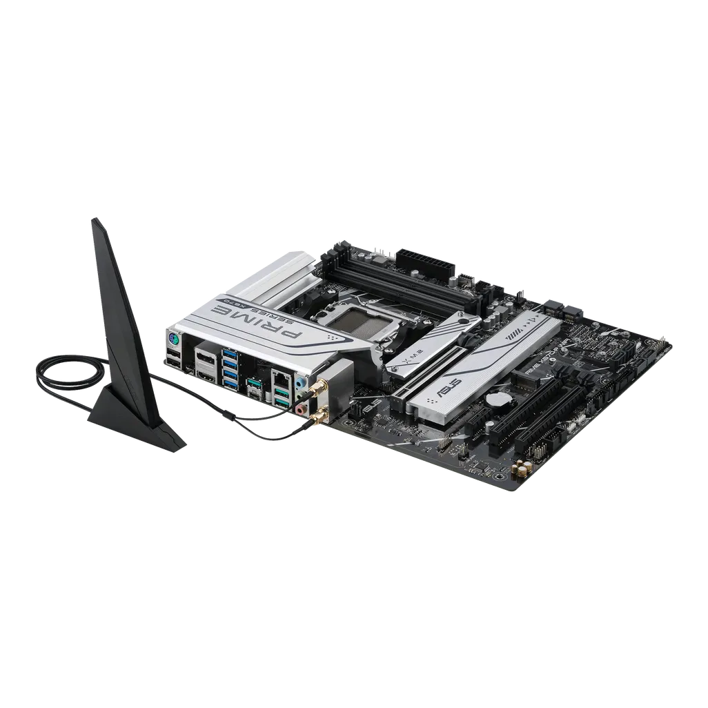 GUNMANSA ASUS Motherboard/ATX/AM5/4xDIMM/Max. 192GB/DDR5/1xDP/1xHDMI/3xPCIe4.0x16/1xPCIe3.0x1/3xM.2/ 6xSATA/RAID/30.5 cm x 24.4 cm.