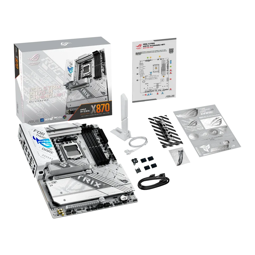 GUNMANSA ASUS Motherboard/ATX/AM5/4xDIMM/Max256GB/DDR5/2xUSB4/1xHDMI/1xDP/1xPCIe5x16/1xPCIe4x16/4xM.2/2xSATA/RAID/WIFI7