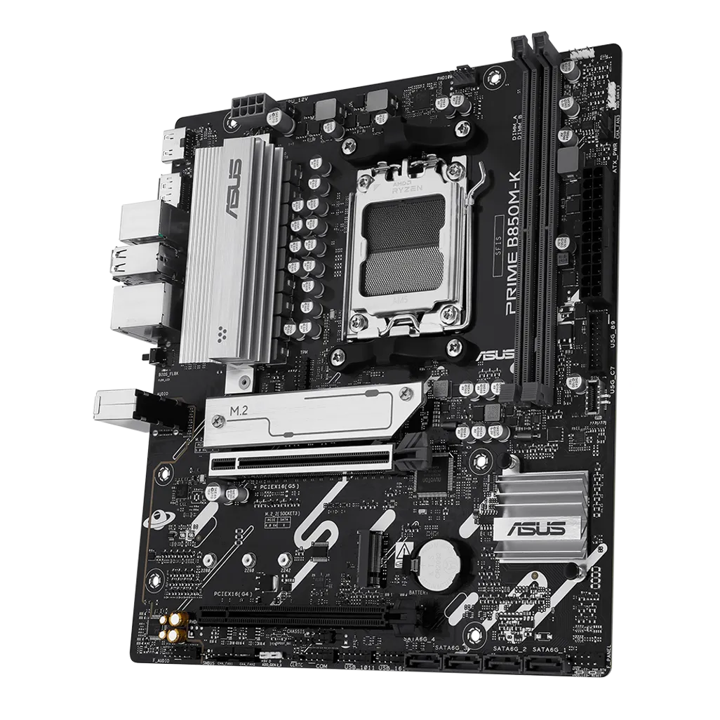 GUNMANSA ASUS Motherboard/ATX/AM5/DDR5/2xDIMM/Max.128GB/1xPCIe5x16/1xPCIe4 x16/2xM.2/4xSATA 6Gb/s/1xDP/1xHDMI/RAID.
