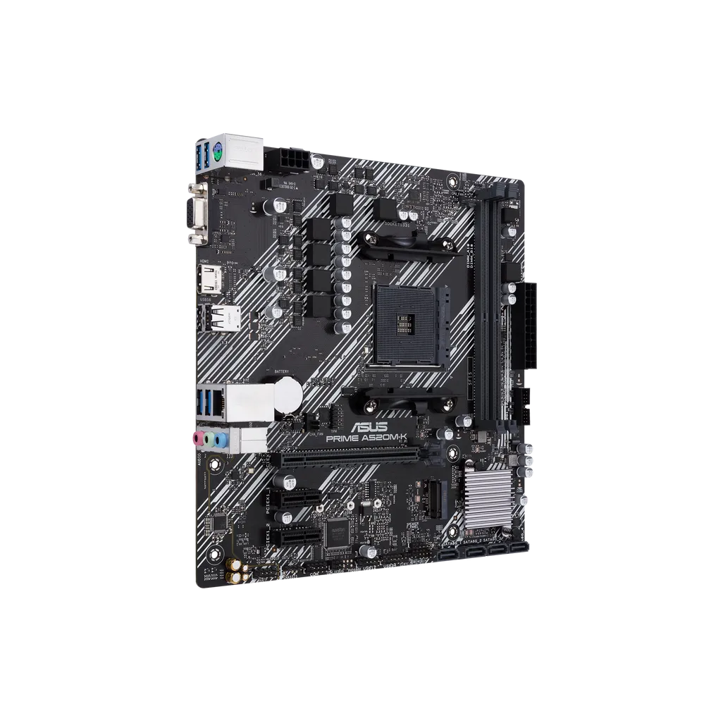 GUNMANSA ASUS Motherboard/mATX/AM4/DDR4/2xDIMM/Max.64GB/1xM.2/4xSATA/1xPCIe3x16/ 2xPCIe3x1/1xHDMI/1xD-Sub/RAID.