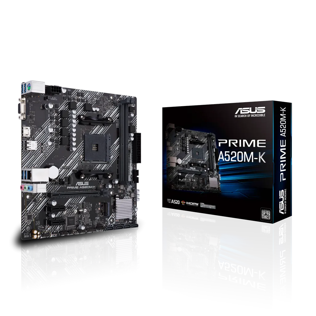 GUNMANSA ASUS Motherboard/mATX/AM4/DDR4/2xDIMM/Max.64GB/1xM.2/4xSATA/1xPCIe3x16/ 2xPCIe3x1/1xHDMI/1xD-Sub/RAID.