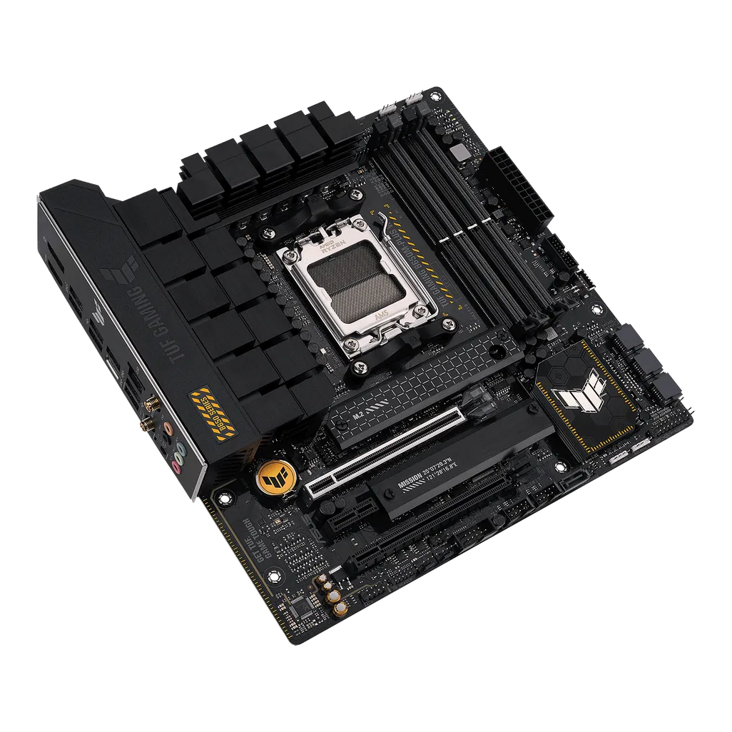GUNMANSA ASUS Motherboard/mATX/AM5/4xDIMM;Max.128GB/DDR5/1xDP/1xHDMI/1xPCIe 4x16/1xPCIe4x16/1xPCIex1/2xM.2/4xSATA/RAID/24.4x24.4cm