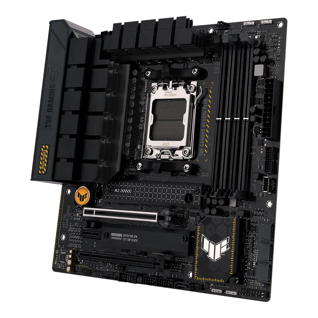 GUNMANSA ASUS Motherboard/mATX/AM5/4xDIMM;Max.128GB/DDR5/1xDP/1xHDMI/1xPCIe 4x16/1xPCIe4x16/1xPCIex1/2xM.2/4xSATA/RAID/24.4x24.4cm