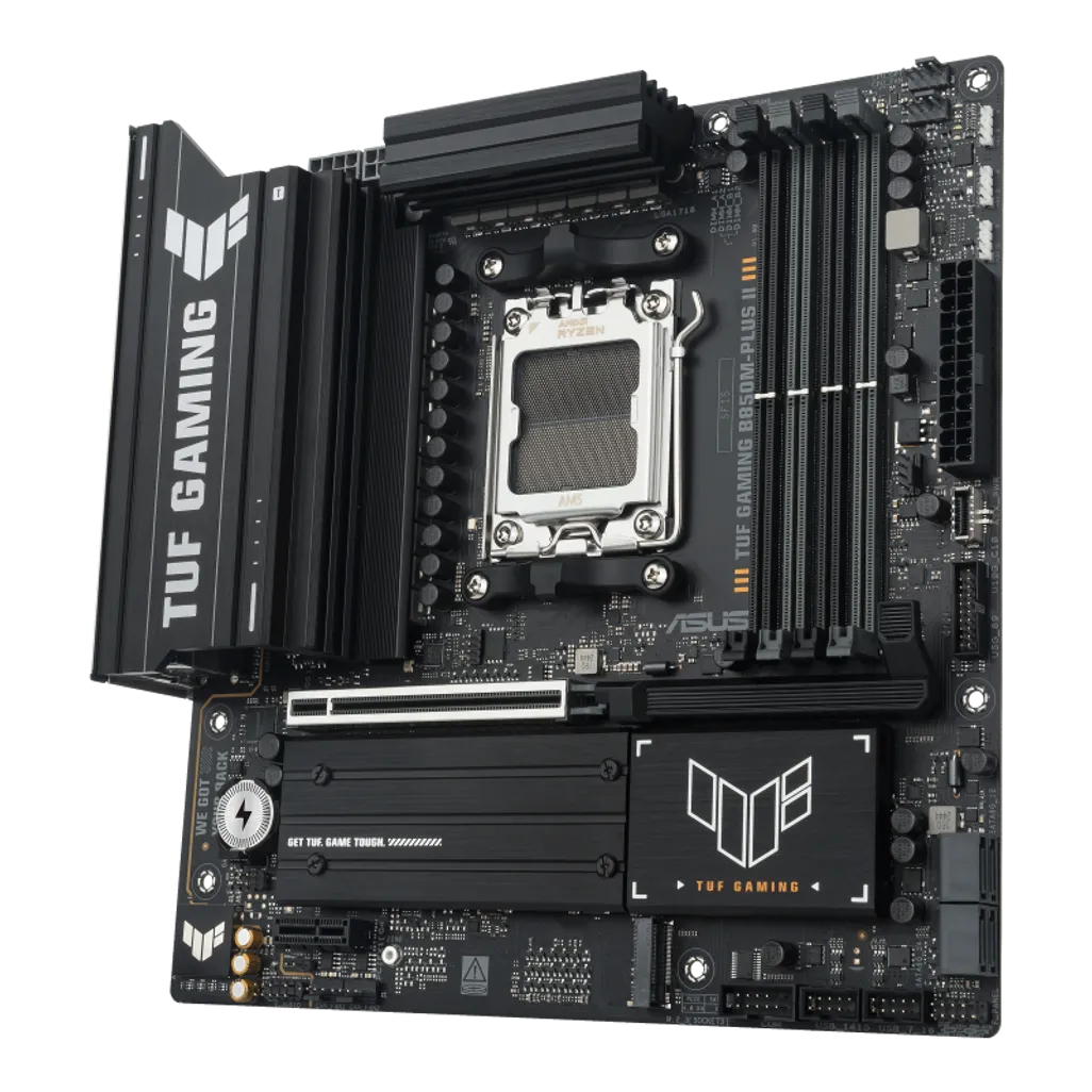 GUNMANSA ASUS Motherboard/mATX/AM5/DDR5/4xDIMM/Max.256GB/1xPCIe5x16/1xPCIe4x16/1xPCIe4x1/3xM.2/4xSATA/1xDP/1xHDMI/RAID.
