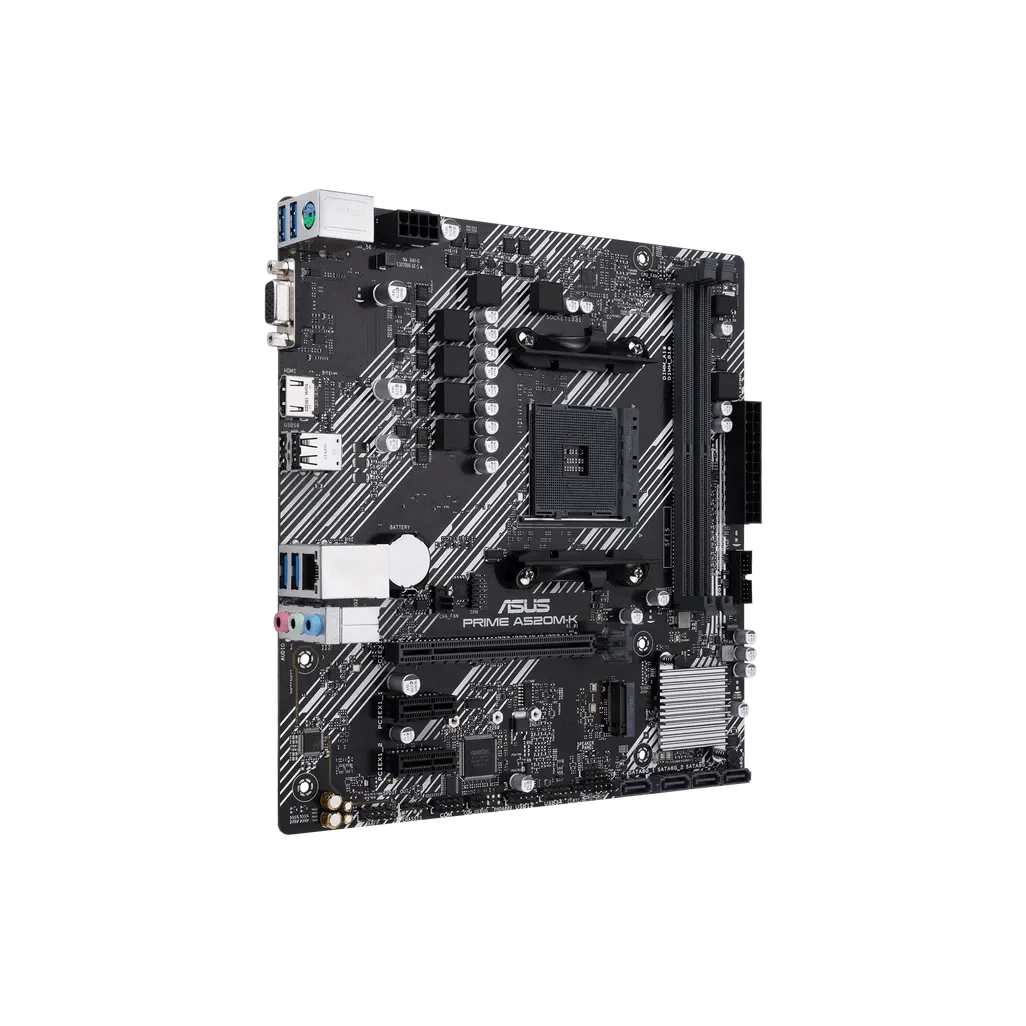 GUNMANSA ASUS PRIME A520M-K, AMD, Socket AM4, AMD Ryzen™ 3