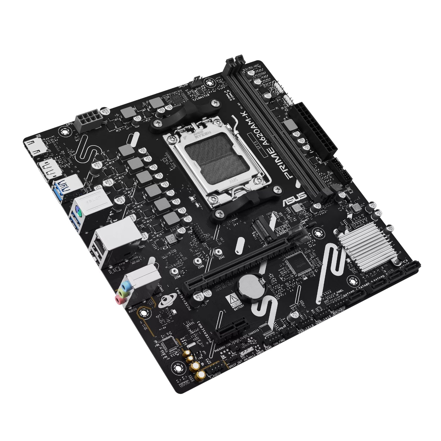 GUNMANSA Asus PRIME A620AM-K AM5 M-ATX Motherboard