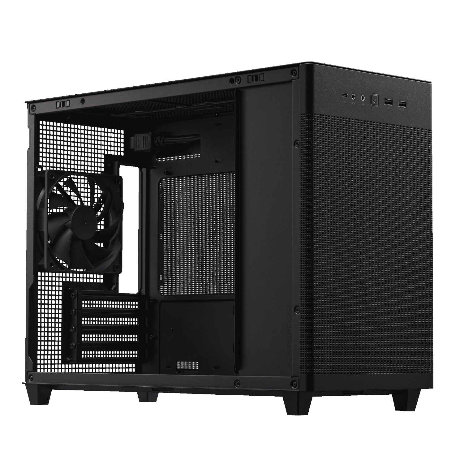 GUNMANSA Asus Prime AP201 Mesh MicroATX Chassis - Black