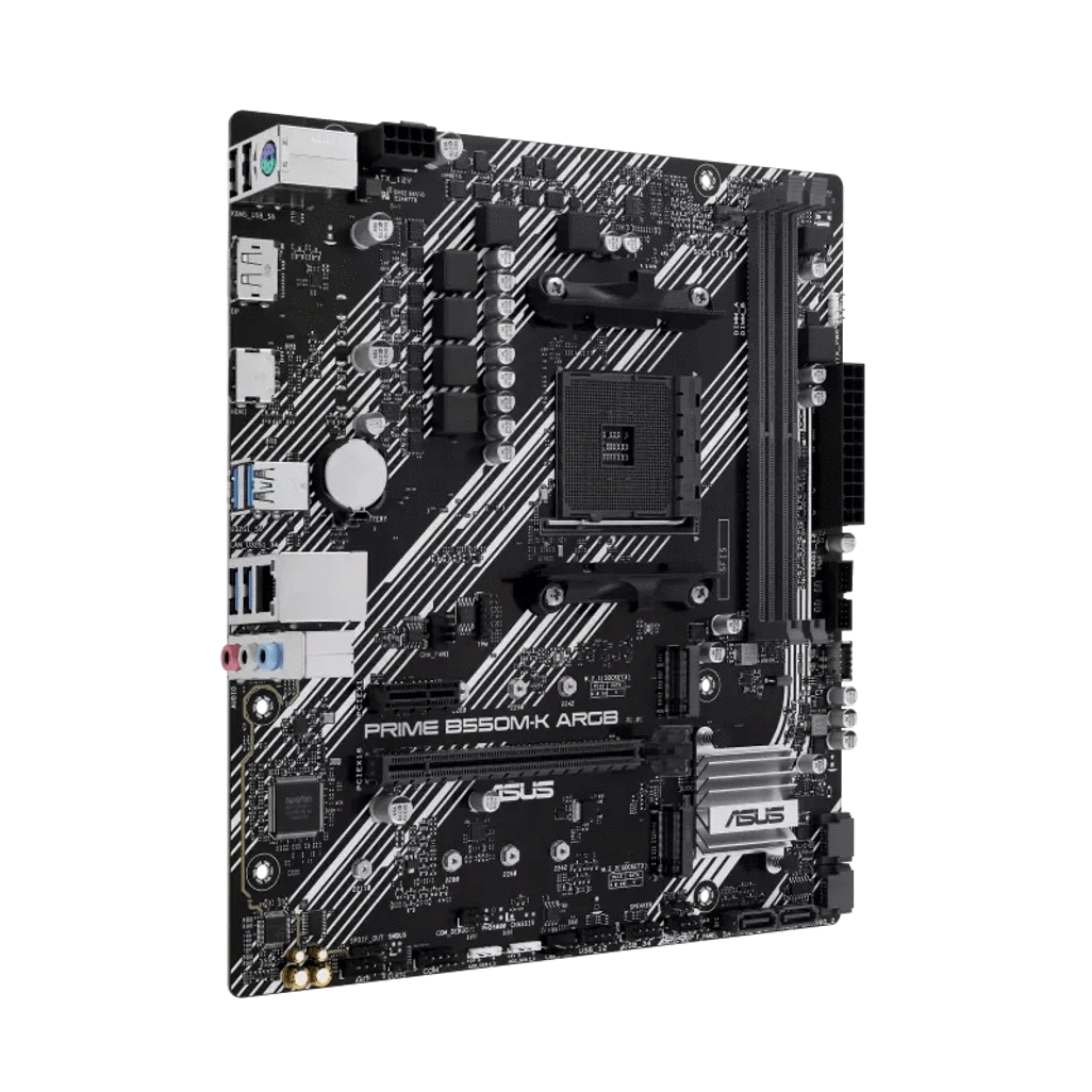 GUNMANSA ASUS PRIME B550M-K ARGB, AMD, Socket AM4
