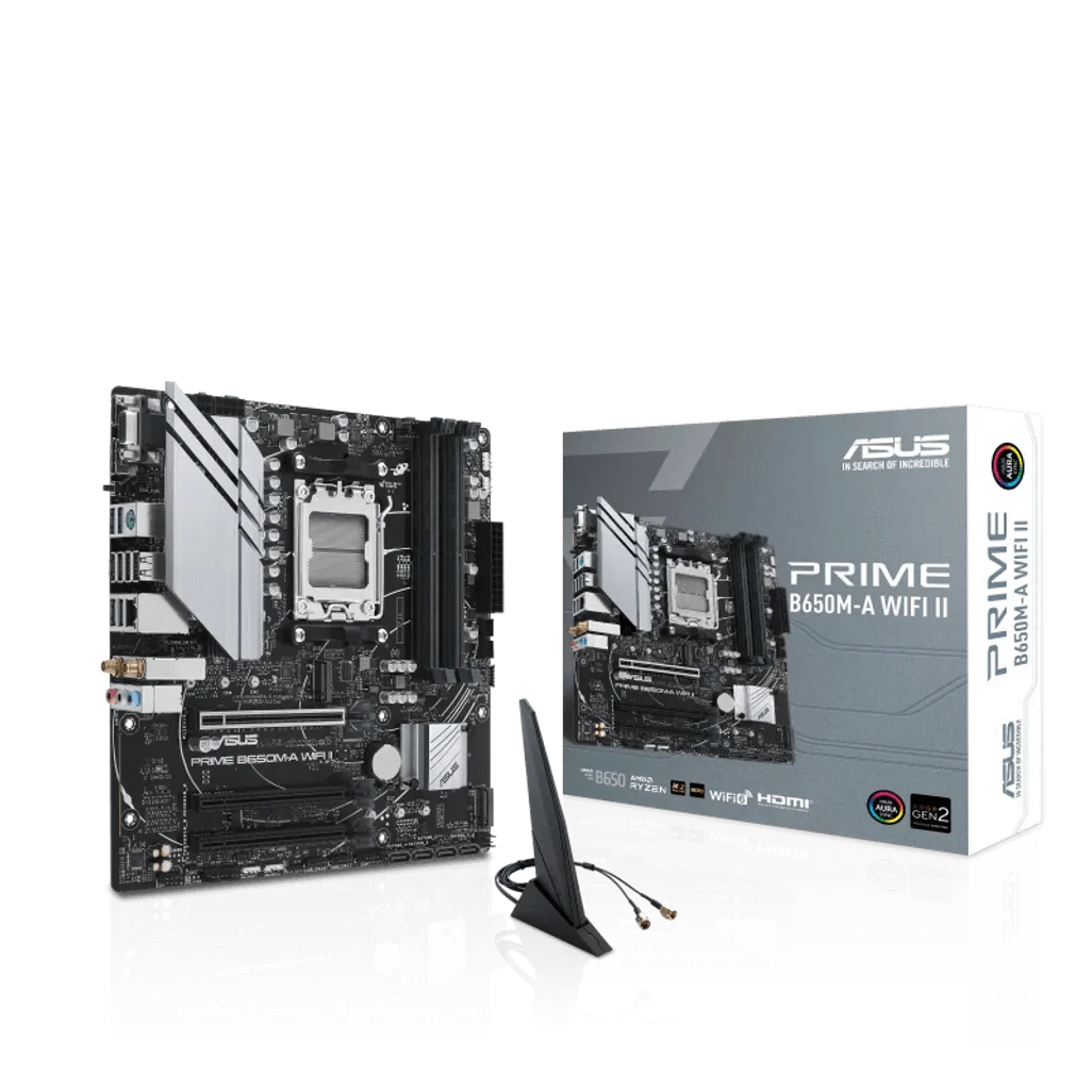 GUNMANSA ASUS PRIME B650M-A WIFI II, AMD, Socket AM5, AMD Ryzen™ 7