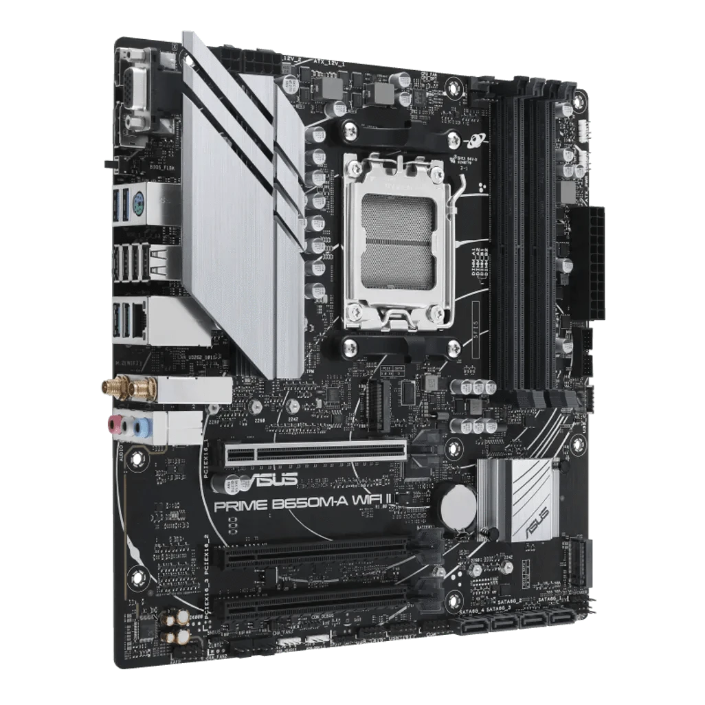 GUNMANSA ASUS PRIME B650M-A WIFI II, AMD, Socket AM5, AMD Ryzen™ 7