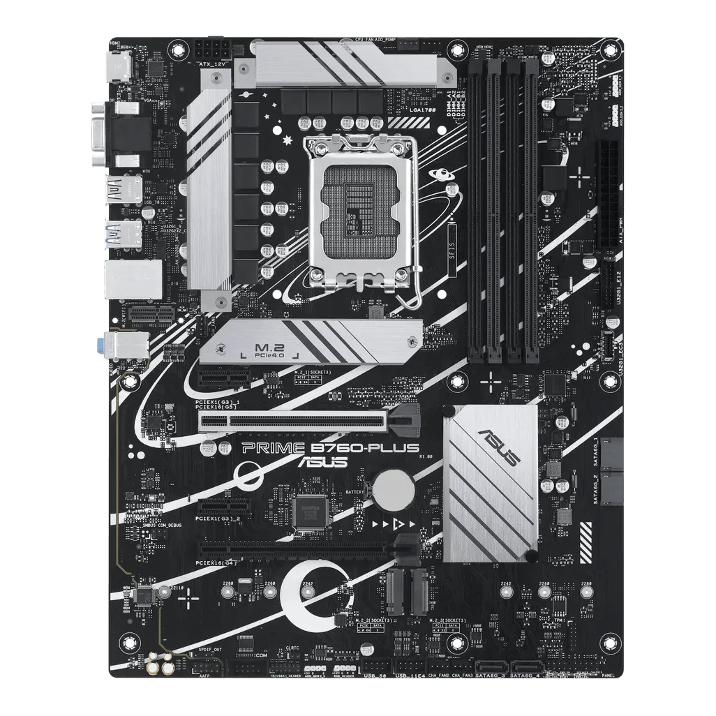 GUNMANSA ASUS PRIME B760-PLUS, Intel, LGA 1700, Intel® Celeron®