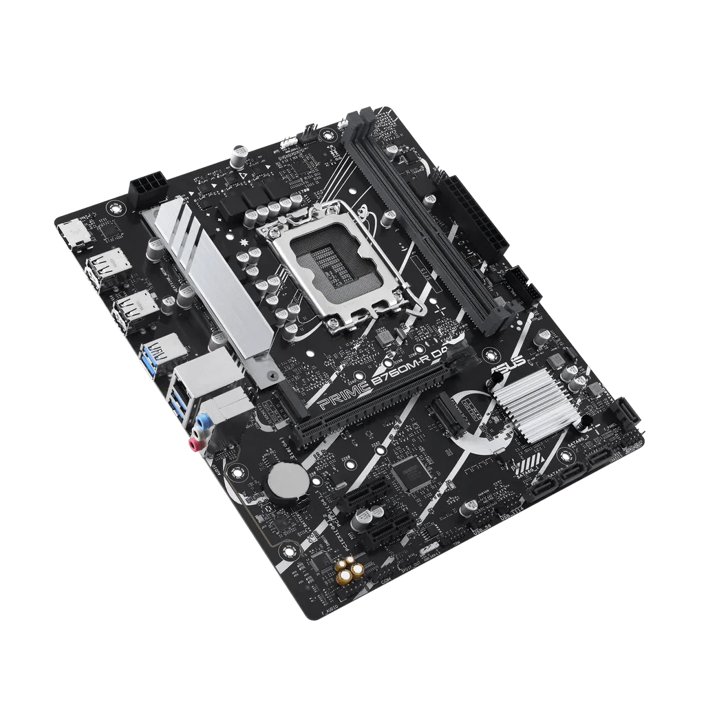 GUNMANSA ASUS PRIME B760M-R D4, Intel, LGA 1700, Intel Core i9 14th Gen