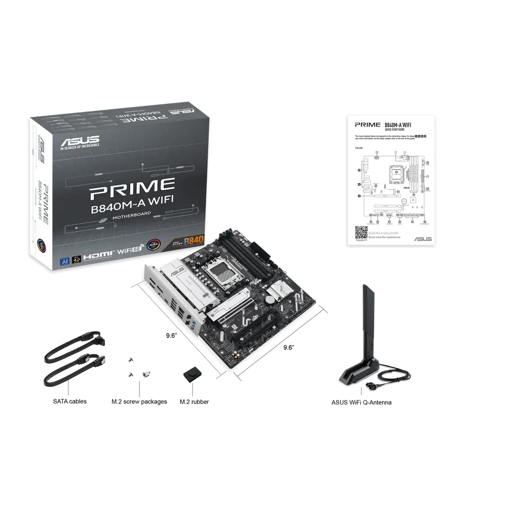 GUNMANSA ASUS PRIME B840M-A WIFI, 275 mm