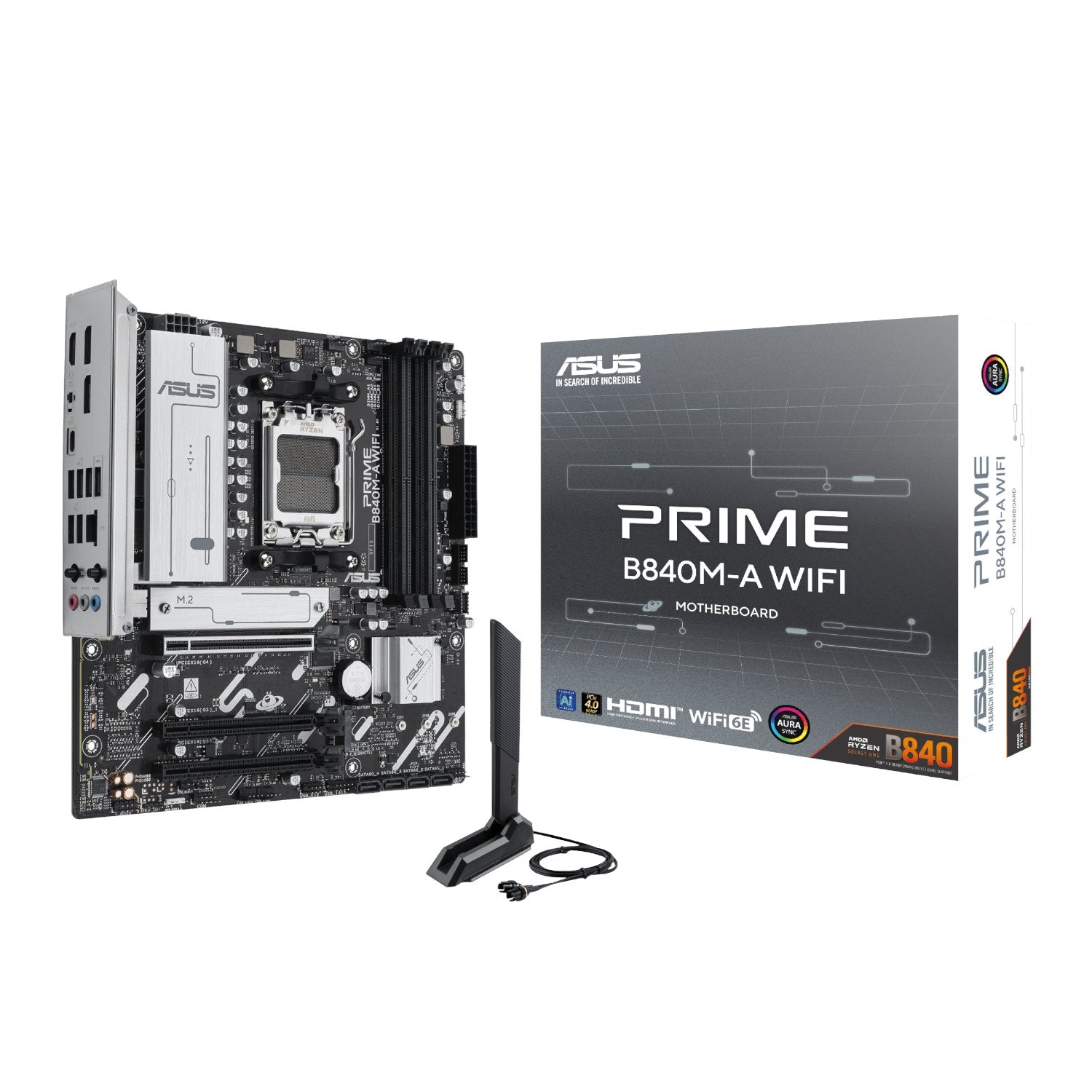 GUNMANSA Asus PRIME B840M-A WIFI M-ATX Gaming Motherboard