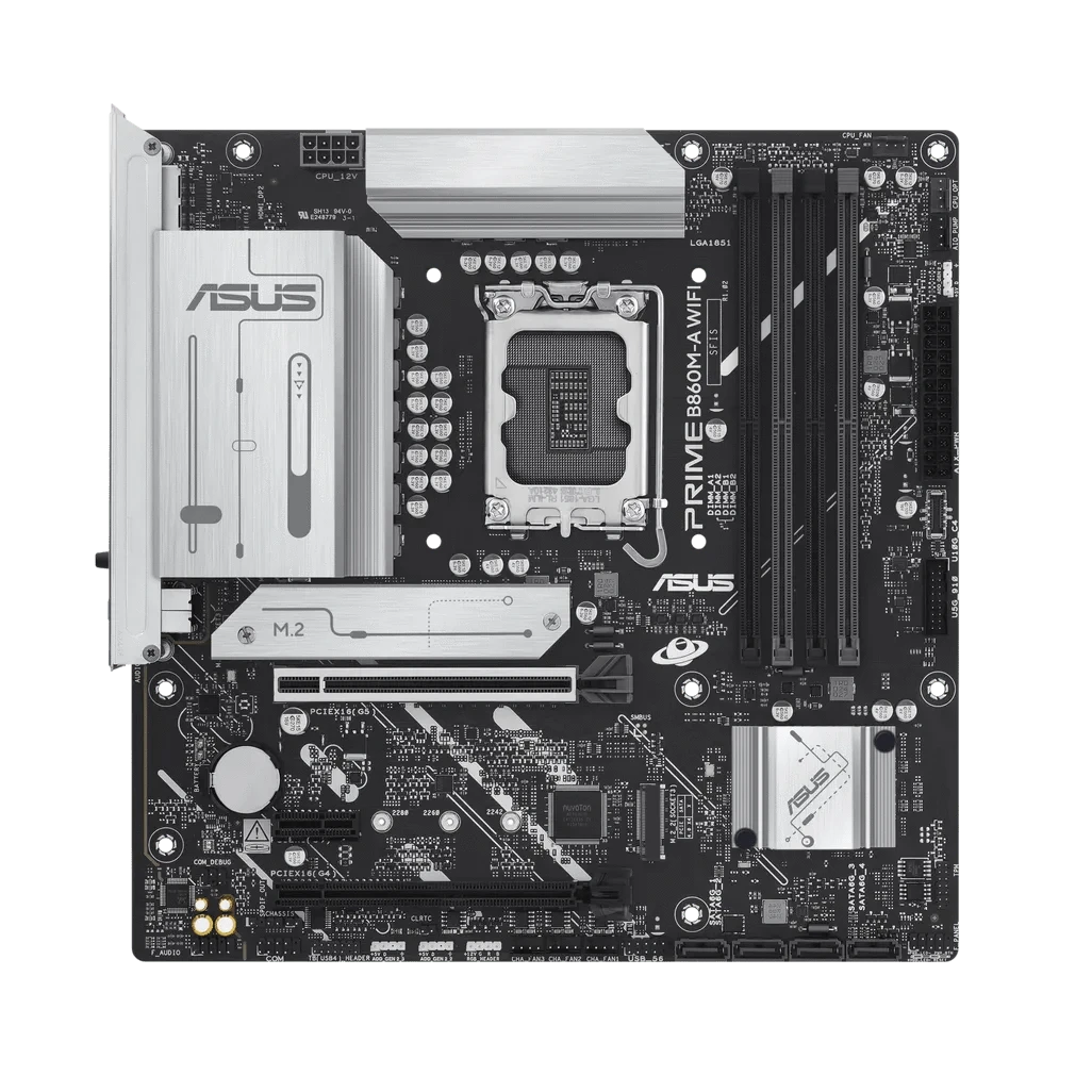 GUNMANSA ASUS PRIME B860M-A WIFI, Intel, LGA 1851 (Socket V1)
