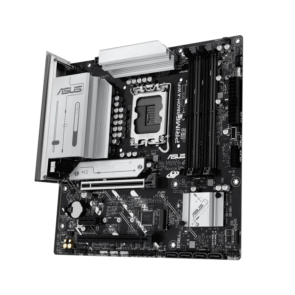 GUNMANSA ASUS PRIME B860M-A WIFI, Intel, LGA 1851 (Socket V1)