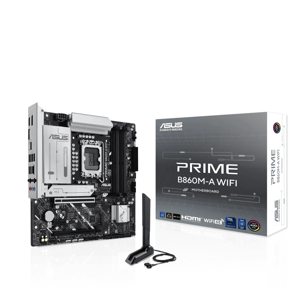 GUNMANSA ASUS PRIME B860M-A WIFI, Intel, LGA 1851 (Socket V1)