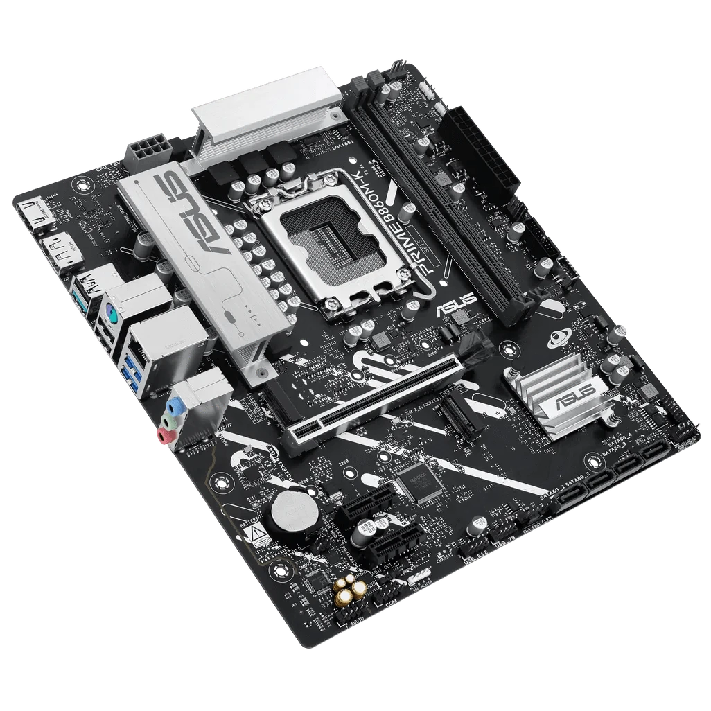 GUNMANSA ASUS PRIME B860M-K, Intel, LGA 1851 (Socket V1), Intel Core Ultra (Series 2)