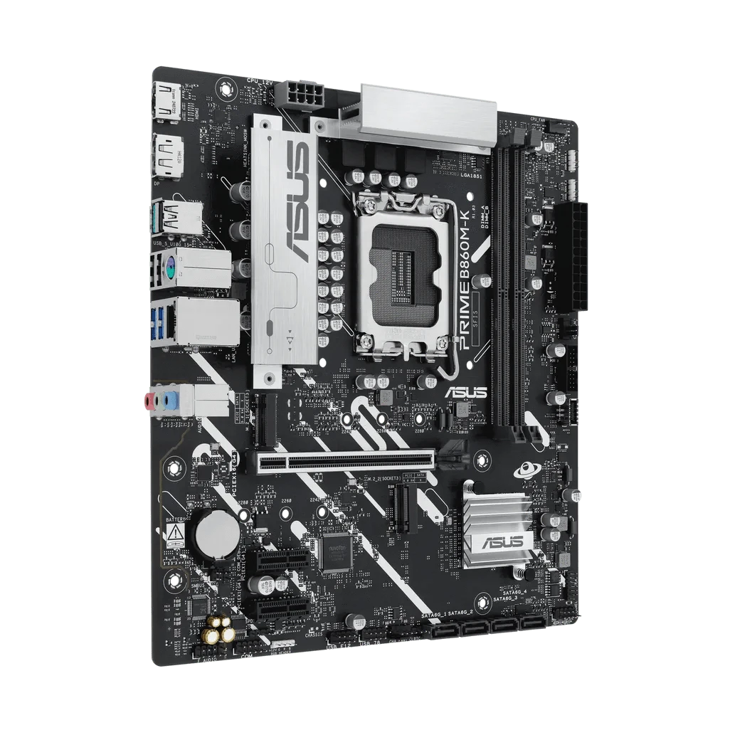 GUNMANSA ASUS PRIME B860M-K, Intel, LGA 1851 (Socket V1), Intel Core Ultra (Series 2)