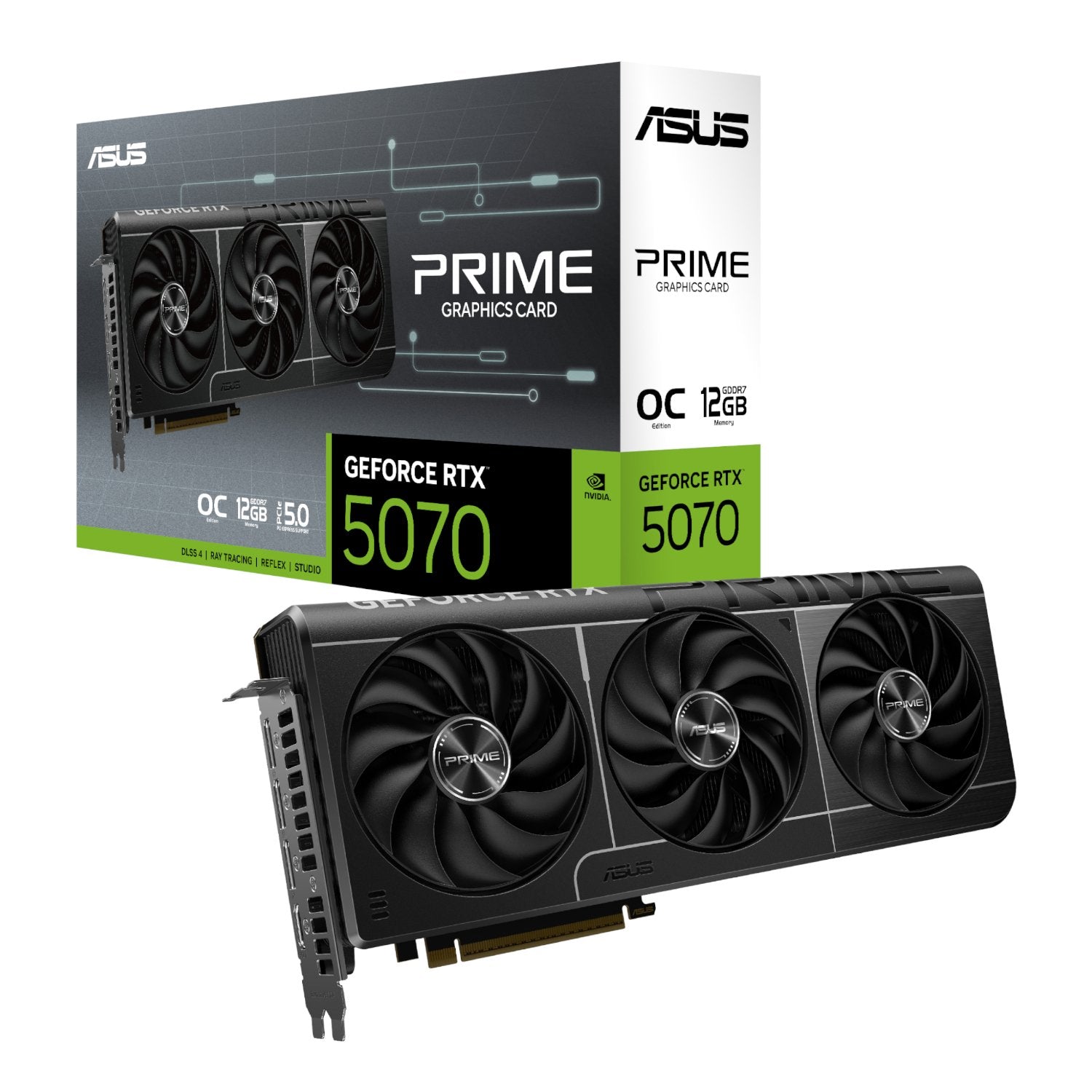 GUNMANSA ASUS PRIME GeForce RTX™ 5070 12GB GDDR7 OC 12GB Graphics Card